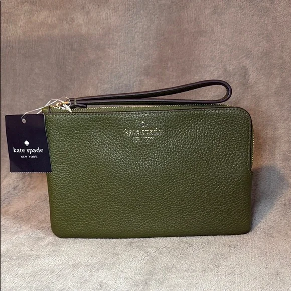 ♠️KATE SPADE♠️Enchanted Leila Medium L-Zip Wristlet/NWT - Picture 4 of 9